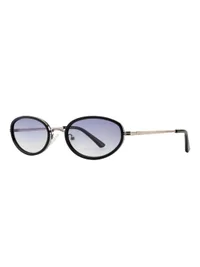 Opium Eyewear Sunglasses OP-13536 Hover in Gun / Blue (C01), side profile view