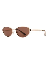 OPIUM Sunglasses OP-10478 in Brown / Gold (C03), front three-quarter view