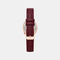 Daniel Wellington Burgundy Round Dial Analog Women's Watch DW0DL2401, gallery view 5