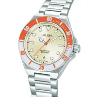 ALBA Light Champagne Dial Men's Quartz Watch AS9W13X1, side view
