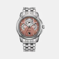 Citizen Pink Round Dial Analog Men's Watch BU0080-52X, dial front view