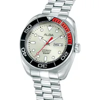 ALBA Silver Grey Dial Automatic Men's Sports Watch AL4821X1, side view