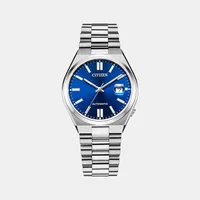 Citizen Blue Round Dial Analog Men's Watch NJ0150-81L, dial front view