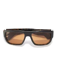 OPIUM Sunglasses OP-10488 in Orange / Brown (C03), rear three-quarter view