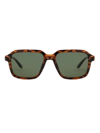 OPIUM Sunglasses OP-13542 in Green / Brown (C02), front view