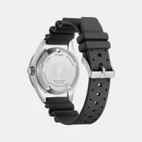 Citizen Black Round Dial Analog Men's Watch NY0120-01Z, angled case view