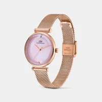 Daniel Wellington Mother Of Pearl Round Dial Analog Women's Watch DW0DL3301, gallery view 3