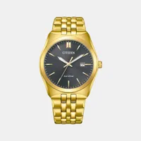 Citizen Black Round Dial Analog Men's Watch BM7333-85E, dial front view