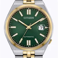 Citizen Green Round Dial Analog Men's Watch NK0024-54X, gallery detail view