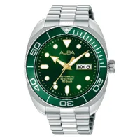 ALBA Green Dial Automatic Men's Sports Watch AL4817X1, front view