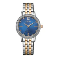 Citizen Blue Round Dial Analog Women's Watch EL3106-59L, gallery detail view