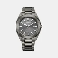 Citizen Grey Round Dial Analog Men's Watch BM7637-81H, dial front view