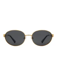 OPIUM Sunglasses OP-10477 in Grey / Gold (C04), front view