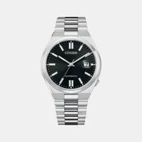 Citizen Black Round Dial Analog Men's Watch NJ0150-81E, dial front view