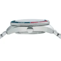ALBA Blue & Red Diver Bezel Automatic Men's Sports Watch AL4819X1, detail view