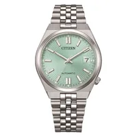 Citizen Green Round Dial Analog Men's Watch NK0030-51X, gallery detail view