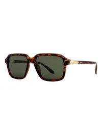 OPIUM Sunglasses OP-13542 in Green / Brown (C02), front three-quarter view