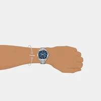 Citizen Blue Round Dial Chronograph Men's Watch AN8201-57L, gallery detail view