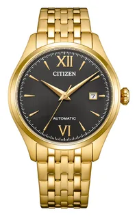 Citizen Black Round Dial Analog Men's Watch NJ0242-50E, gallery detail view