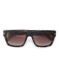 Opium Eyewear Sunglasses OP-10487 Zappy in Brown / Brown (C02), front three-quarter view