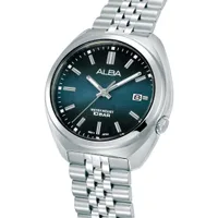 ALBA Signature Blue Gradation Dial Quartz Watch AS9W33X1, side view