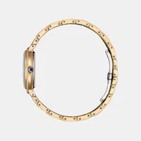 Citizen Mother Of Pearl Round Dial Analog Women's Watch EM1103-86Y, angled case view