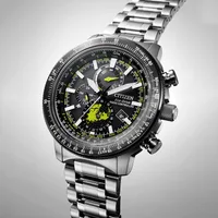 Citizen Foldover Clasp Round Dial Analog Men's Watch BY3006-53E, gallery detail view
