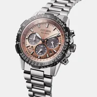 Citizen Peach Round Dial Chronograph Men's Watch CA4664-60X, gallery detail view