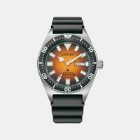 Citizen Black Round Dial Analog Men's Watch NY0120-01Z, dial front view