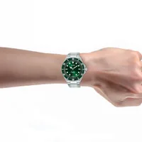 ALBA Green Dial Men's Quartz Watch AS9W17X1, detail view