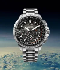 Citizen Black Round Dial Chronograph Men's Watch CC9020-54E, gallery detail view
