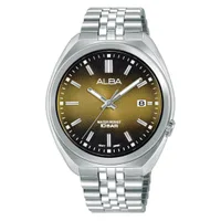 ALBA Signature Gold Gradation Dial Quartz Watch AS9W35X1, front view