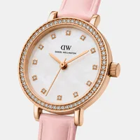 Daniel Wellington Mother Of Pearl Round Dial Analog Women's Watch DW0DL2501, gallery view 3