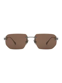 OPIUM Sunglasses OP-10506 in Brown / Silver (C03), front view