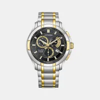Citizen Black Round Dial Chronograph Men's Watch BL8164-57E, dial front view