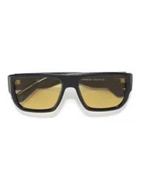 Opium Eyewear Sunglasses OP-10488 Evade in Black / Yellow (C01), front three-quarter view