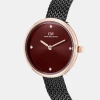 Daniel Wellington Burgundy Round Dial Analog Women's Watch DW0DL2702, gallery view 2
