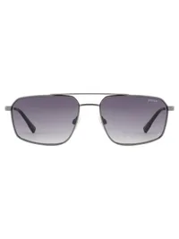 OPIUM Sunglasses OP-10489 in Grey / Gun Metal (C02), front view
