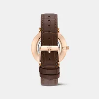 Daniel Wellington Cream Dial Analog Men's Watch DW0DG2301, caseback view