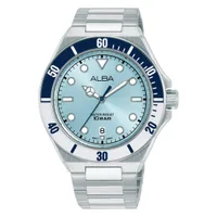 ALBA Glacier Blue Sunray Dial Men's Watch AS9W11X1, front view