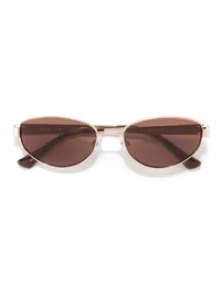 OPIUM Sunglasses OP-10478 in Brown / Gold (C03), rear three-quarter view