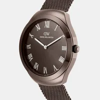 Daniel Wellington Brown Dial Analog Men's Watch DW0DG2700, angled view