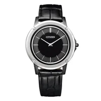 Citizen Black Round Dial Analog Men's Watch AR5024-01E, dial front view