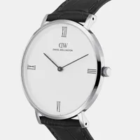 Daniel Wellington White Dial Analog Men's Watch DW0DG2300, angled view