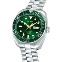 ALBA Green Dial Automatic Men's Sports Watch AL4817X1, side view