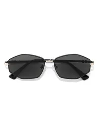 Opium Eyewear Sunglasses OP-13544 Yolo in Black / Grey (C01), front three-quarter view