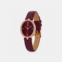 Daniel Wellington Burgundy Round Dial Analog Women's Watch DW0DL2401, gallery view 3