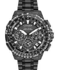 Citizen Black Round Dial Chronograph Men's Watch CC9025-85E, dial front view