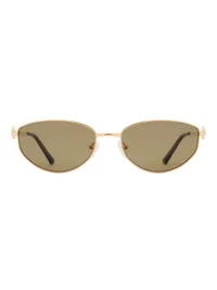 OPIUM Sunglasses OP-10501 in Green / Gold (C02), front view