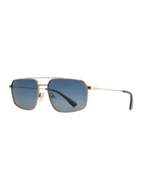 OPIUM Sunglasses OP-10489 in Blue / Gold (C04), front three-quarter view